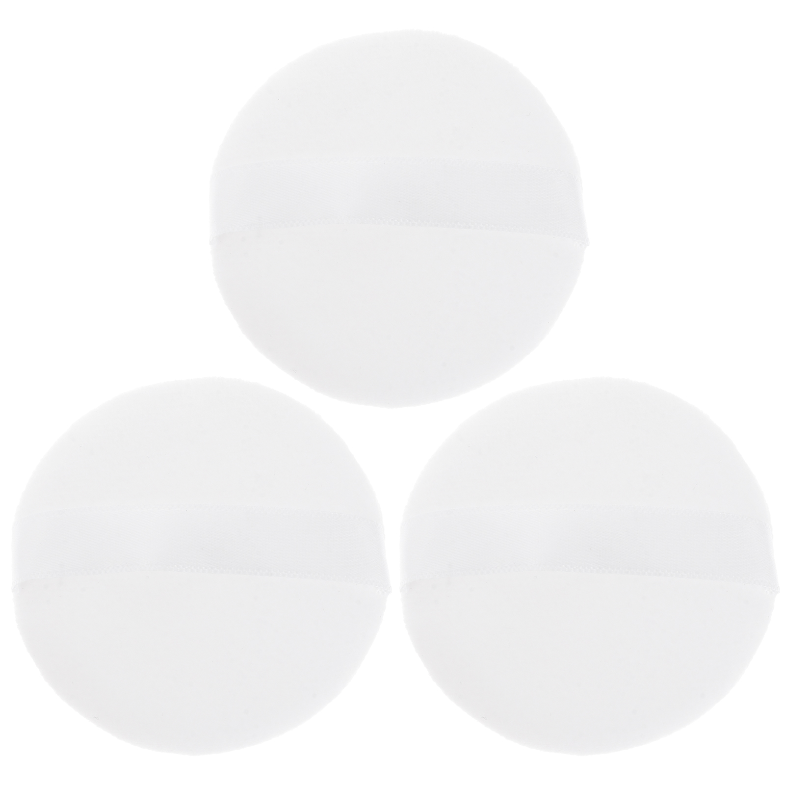 Frcolor 3 Pcs Ultra Short Plush Fluffy Powder Puff Comfortable Toddler