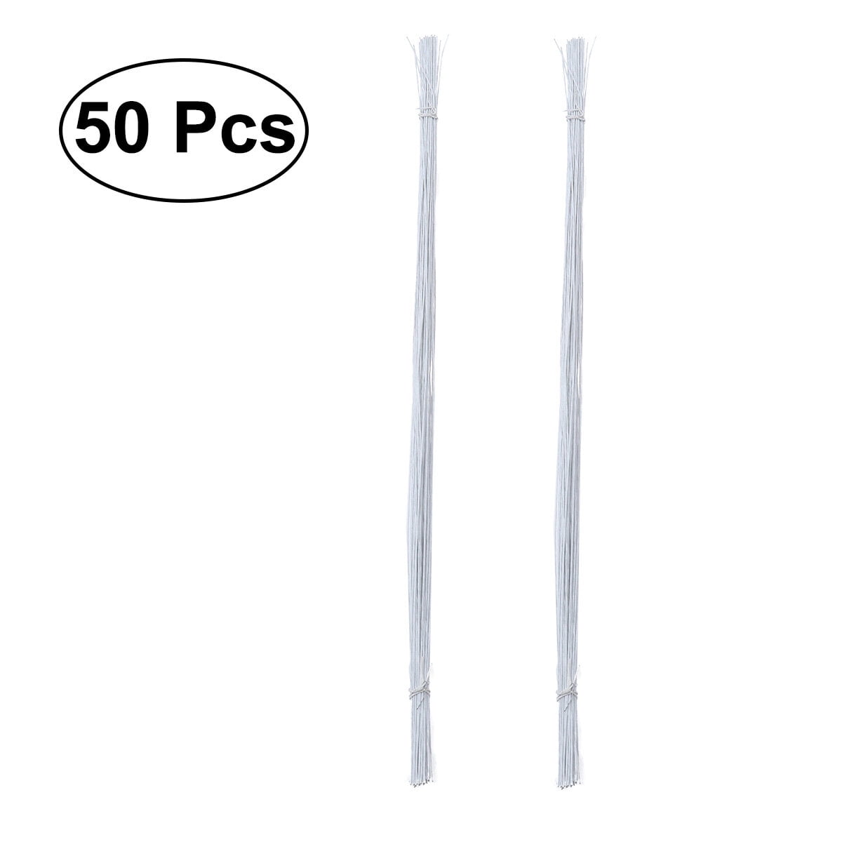 200 Counts Floral Wire 14 Gauge 40CM x 2MM (Inner Wire 18 Gauge) Stem Wire  for DIY Floral Arrangements and Decorations
