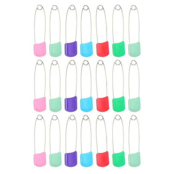 baby nappy brooch 50Pcs Baby Diaper Safety Pin Cloth Diaper Pin Nappy Brooch (Mixed Color)