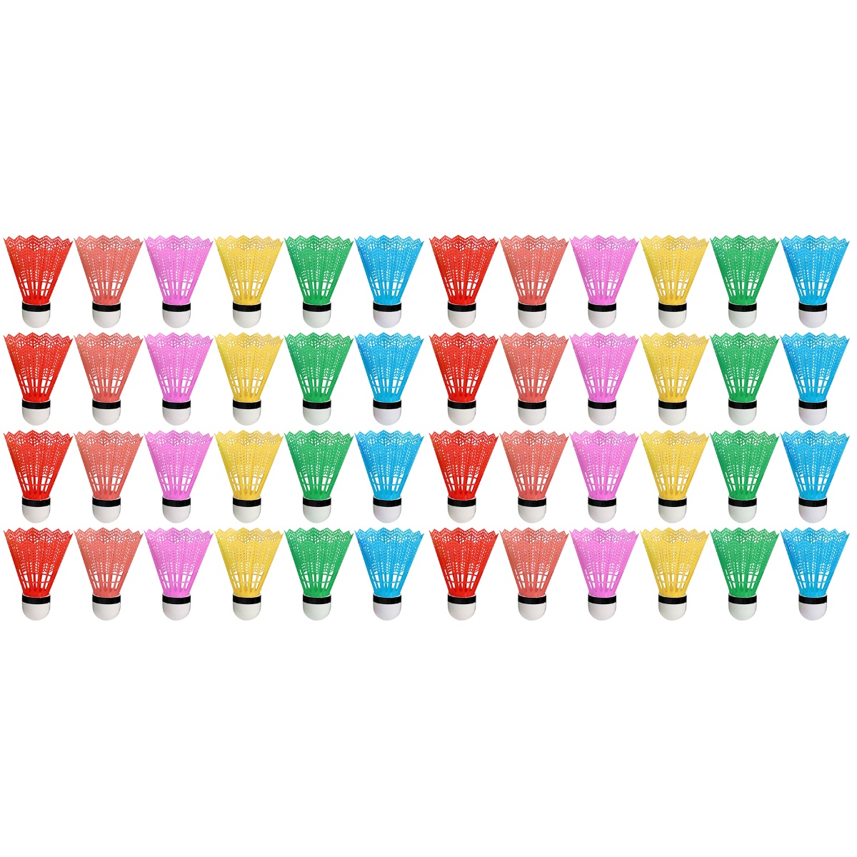Frcolor Badminton Badminton Kids Shuttlecock Birdie Cork Shuttle Plastic Practical Professional Set Outdoor Ball Shuttlecocks