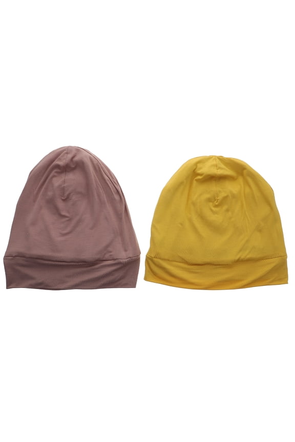 Frcolor Cap Sleep Hat Hair Cotton Chemo Caps Sides Hats Night Bald Head Sleeping Beanie Supple Lining Satin Bonnet
