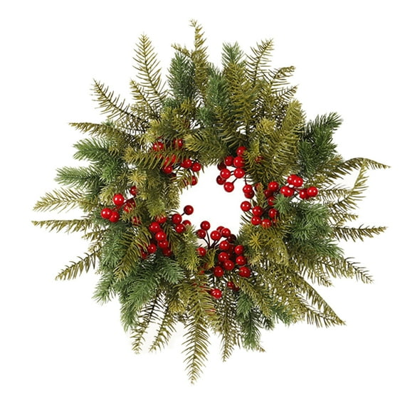 Frcolor Christmas Wreath Door Xmas Garland Artificial Reef Winter Front Wreaths Tree Ornaments Decorations Holiday Swag Reef