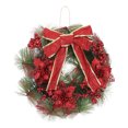 thumbnail image 1 of Frcolor Christmas Wreath Window Door Wreaths Wreath Pine Flower Reef Artificial Front Ornaments Poinsettia Hanging Fireplace, 1 of 7