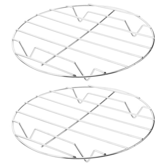 Frcolor Cooling Rack Rack Round Racks Cake Baking Stainlesscooking Wire Steel Oven Drying Air Fryer Steaming Cooling Racks Steel