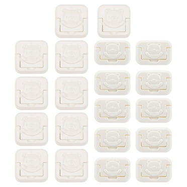WASHWEPE Outlet Covers Plastic 20Pcs 1.2X1.2X0.8In