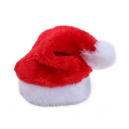 Frcolor Dog Christmas Hat Dog Cat Pet Christmas Costume Outfits Small Dog Headwear Hair Grooming Accessories (Red)