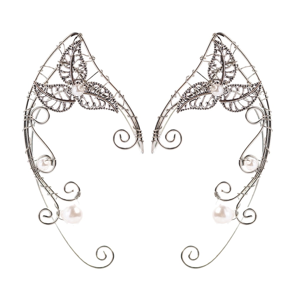 Frcolor Ear Cuffs Elf Earrings Cuff Ears Elven Fairy Clip Wrap Non