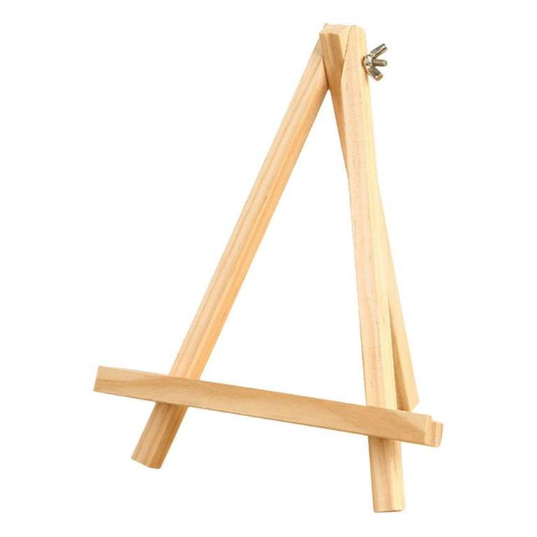 Frcolor Easel Photo Painting Frame Easel Tabletop Display Easels Wood Stand  Canvas Wooden Triangle A Small Fortable Bracket
