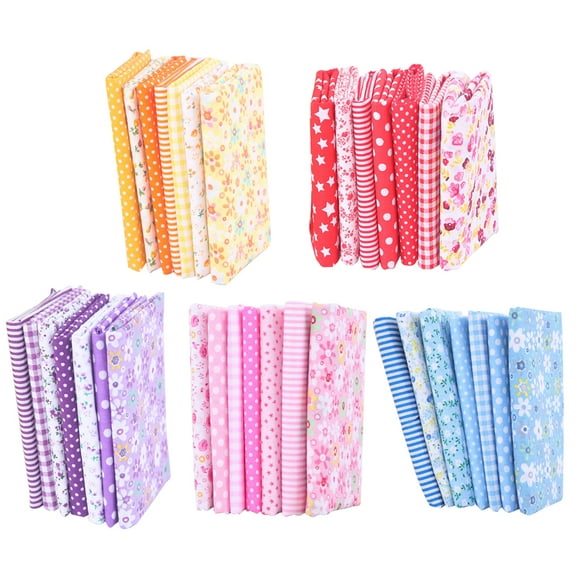 Frcolor Fabric Bundle Squares Patchwork Quilting Sewing Craft Sheets Cotton Scrapbooking Diy Square