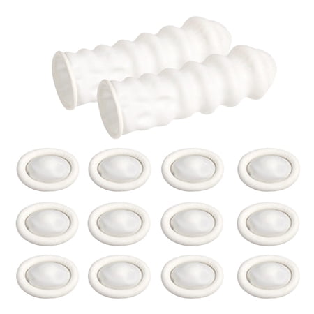 Frcolor Finger Gloves Disposable Latex Anti  Static Fingertip Cots Cover Durable  Rubber Fingertips
