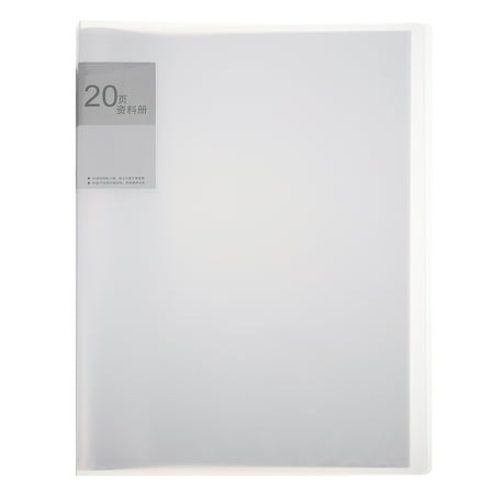 Frcolor Folder File Sleeves Display Folders Clear Office Paper Document A4 Pocket Presentation Expanding Transparent Letter