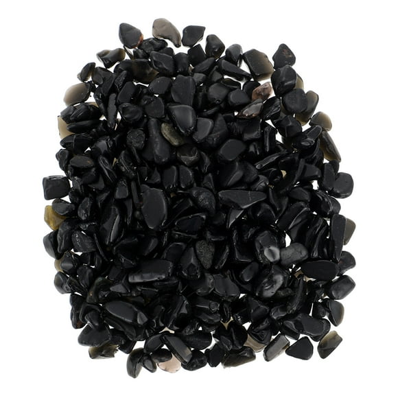 Frcolor Gravel Pebbles Rocks Crystal Decorative Stones Aquarium Obsidian Aquariums Vase Tumbled