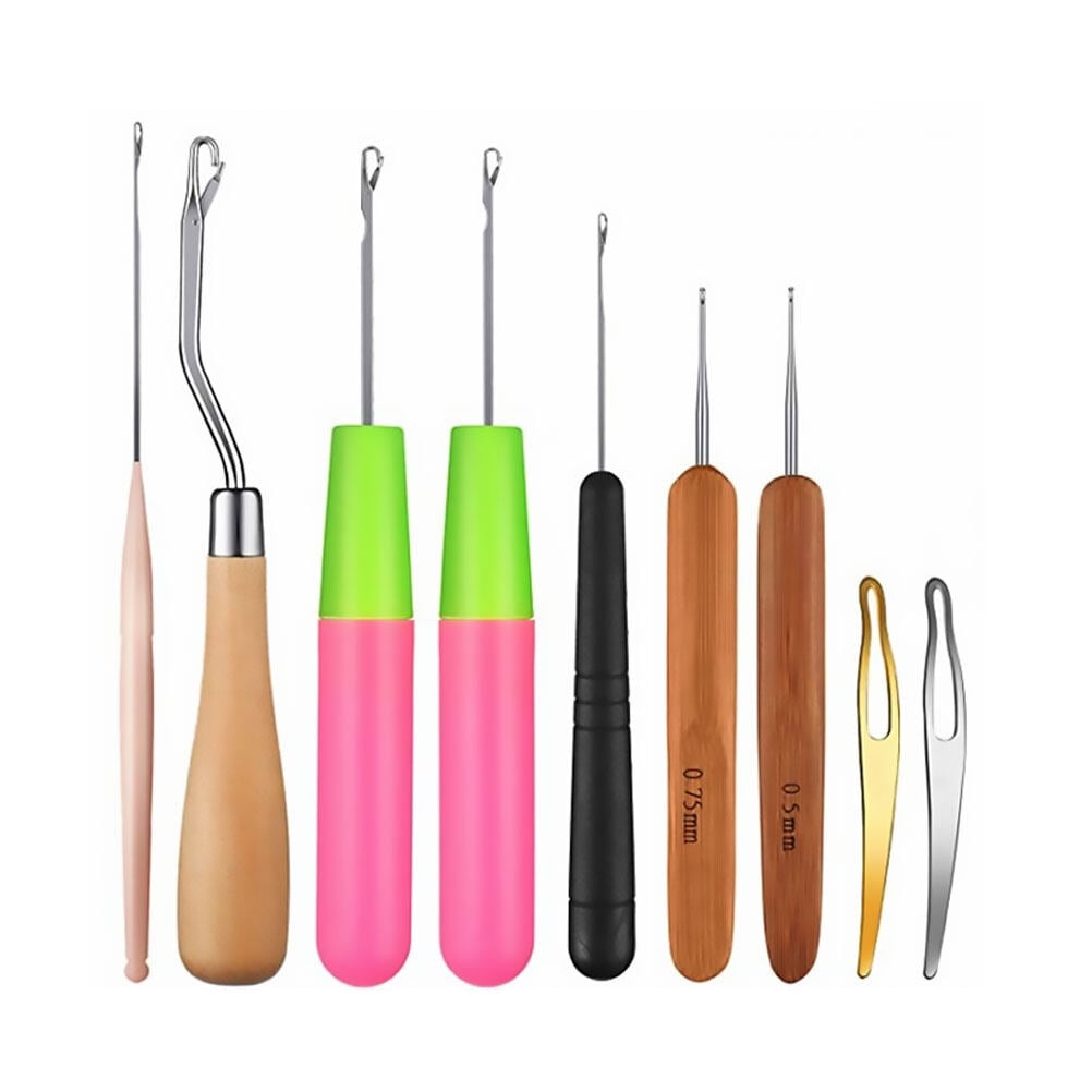 Frcolor Hair Crochet Hook Tool Dreadlocks Knitting Needle Needles