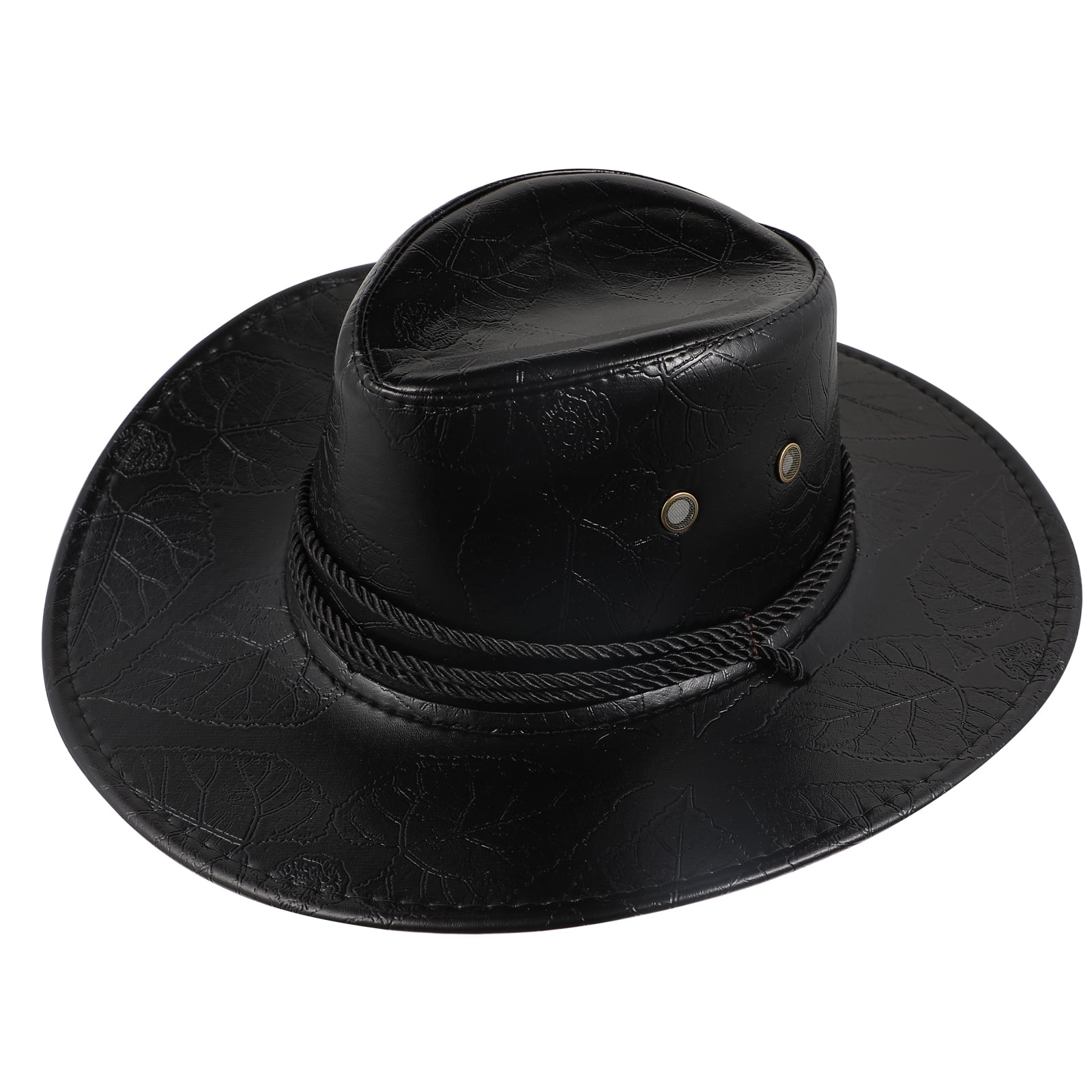 Silva lining designing Mens hat Funny hat for Men Hat for Guys Black hat  for Men Leather Patch hat Personalized hat