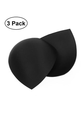 DAYKIT 3 Pairs Removeable Triangle Push up Bra Pads Inserts for Bikinis  Tops Sports Bra Swimsuit for A B C Cups Black, Black, A B C Cups :  : Clothing, Shoes & Accessories