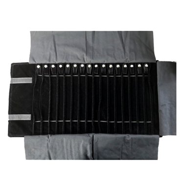 Personalized Roll-Up Jewelry Organizer, Pink Initial - Walmart.com