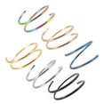 thumbnail image 1 of Frcolor Nose Ring Hoop Rings Double Hoops Jewelry Body Ear Clips Spiral Earrings Jewel Nostril Screw Studs Fake Steel, 1 of 7