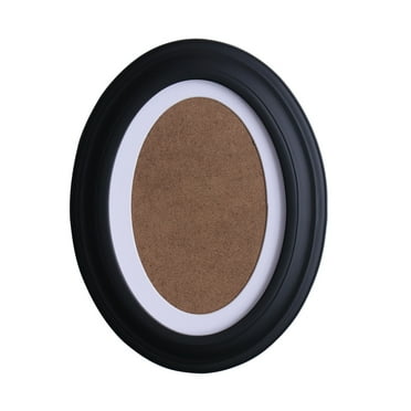 Frcolor Oval Wooden Home Decorating 7 in Picture Frames