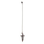 Frcolor Pendant Pendulum Metal Jewelry Spiral Necklace Neck Copper Divination Cone Chainmatching