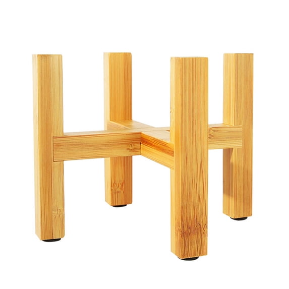 Frcolor Plant Stand Flower Rack Pot Wood Display Potted Holder Planter Ladder Bonsai Stool