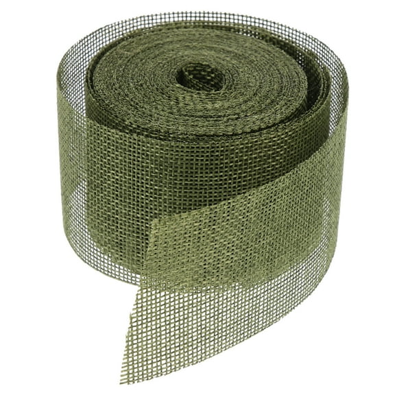 HAKIDZEL Craft DIY Ribbons Green Synthetic Material 1Set 0.8X20X394In