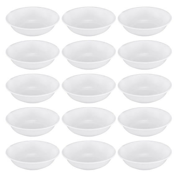 Frcolor Sauce Bowls Dipping Plastic Bowl Mini Plates Small Dishes Dish Cups Appetizer Seasoning White Soy Sushi Dip Condiment