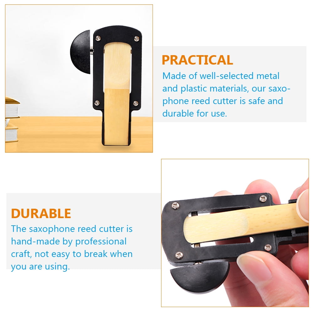 Frcolor Saxophone Reed Cutter Saxophone Reed Trimming Tool Sax