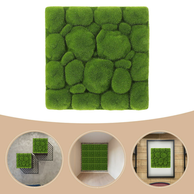2 Pcs Mat Artificial Moss Panel Micro Landscape Indoor Plants Decorate Wall  Simulated Turf Foam Fake Scene Artifical - AliExpress