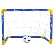 Frcolor Soccer Net Football Goal Kids Door Goals Folding Mini Sports Practice Playing Foldable Gate