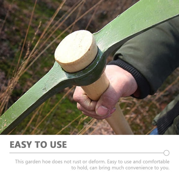 Frcolor Steel Gardening Pickaxe Household Vegetable Farming Tool Gardening Supply