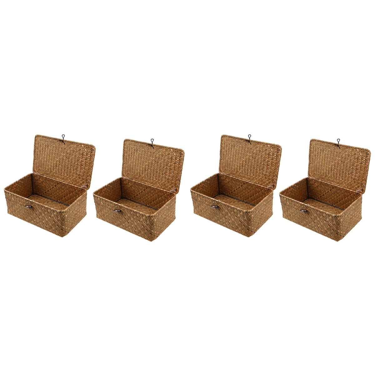 Frcolor Storage Baskets Woven Decorative Basket Nesting Stackable