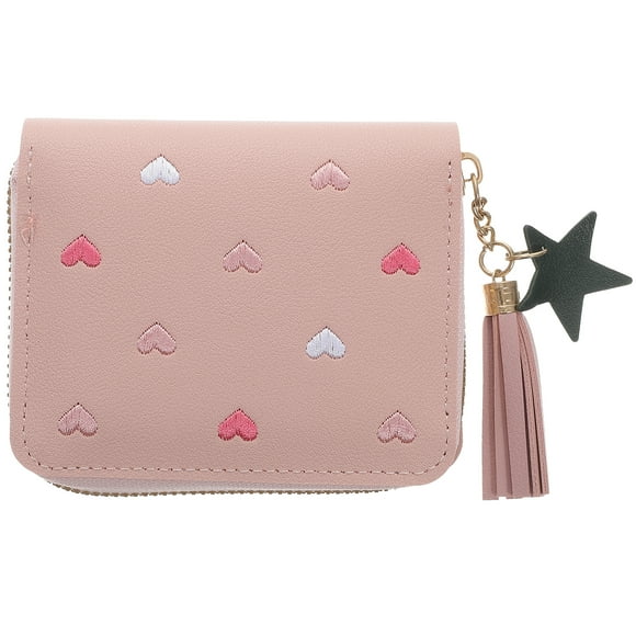 Frcolor Wallet Cards Wallet Holder Pu Pack Cartoon Girls Wallets Tri Mini Novelty Billfold Girls Little Fold Kids