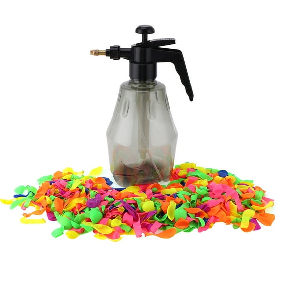 Frcolor Water Balloons, 1000pcs, Manual Fill, Random Color, PET and PP with Spray Bottle