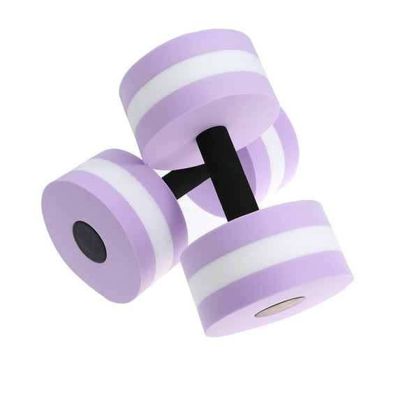 FRCOLOR EVA Foam Water Dumbbells for Pool Exercise Providing Great Resistance and Flexibility 2PCS