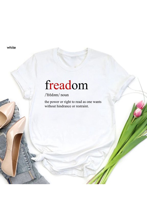 Freadom Dictionary Definiton T-Shirt, Book Lover Shirt, Gift For Bookworms Librarian Shirt, Reading T-Shirt, Book Shirt Gift, Book Club Shirt Unisex S-5XL Hot Trending Shirt, Vintage Birthday Gift