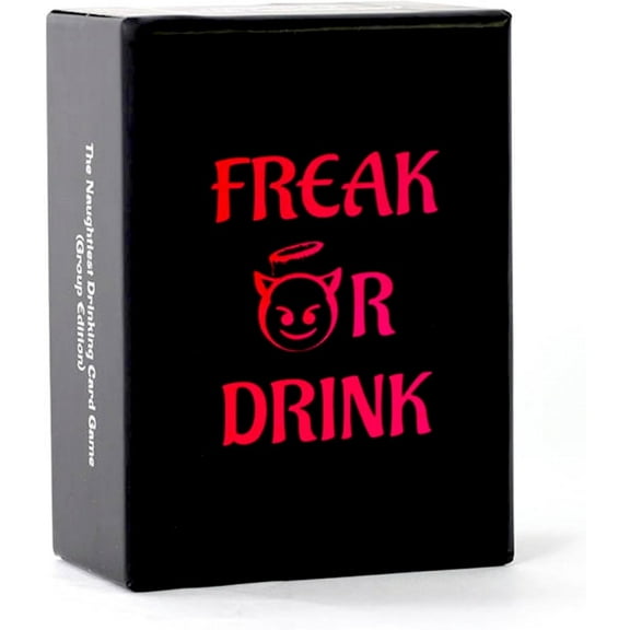 Freak Or Drink Drinking Card Games - The Naughtiest Group Adult Drinking Game For You, Your Partner & Friends | Perfect for Parties, Pre Drinks, Uni Students