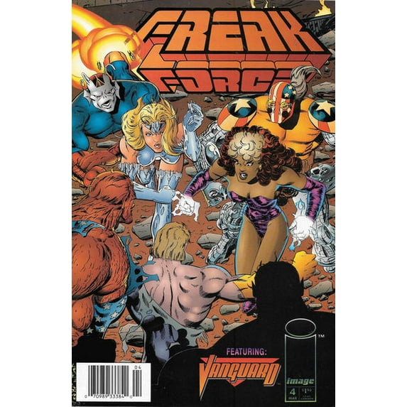 Freak Force #4 (Newsstand) VF ; Image Comic Book