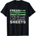 thumbnail image 1 of Freak In The Sheets Accountant Analyst Secretary Accounting T-ShirtMen and women, Black T-shirt, size: Extra large, 1 of 4