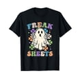 thumbnail image 1 of Freak In The Sheets Halloween Costume Funny Ghost Men Women T-Shirt, 1 of 5