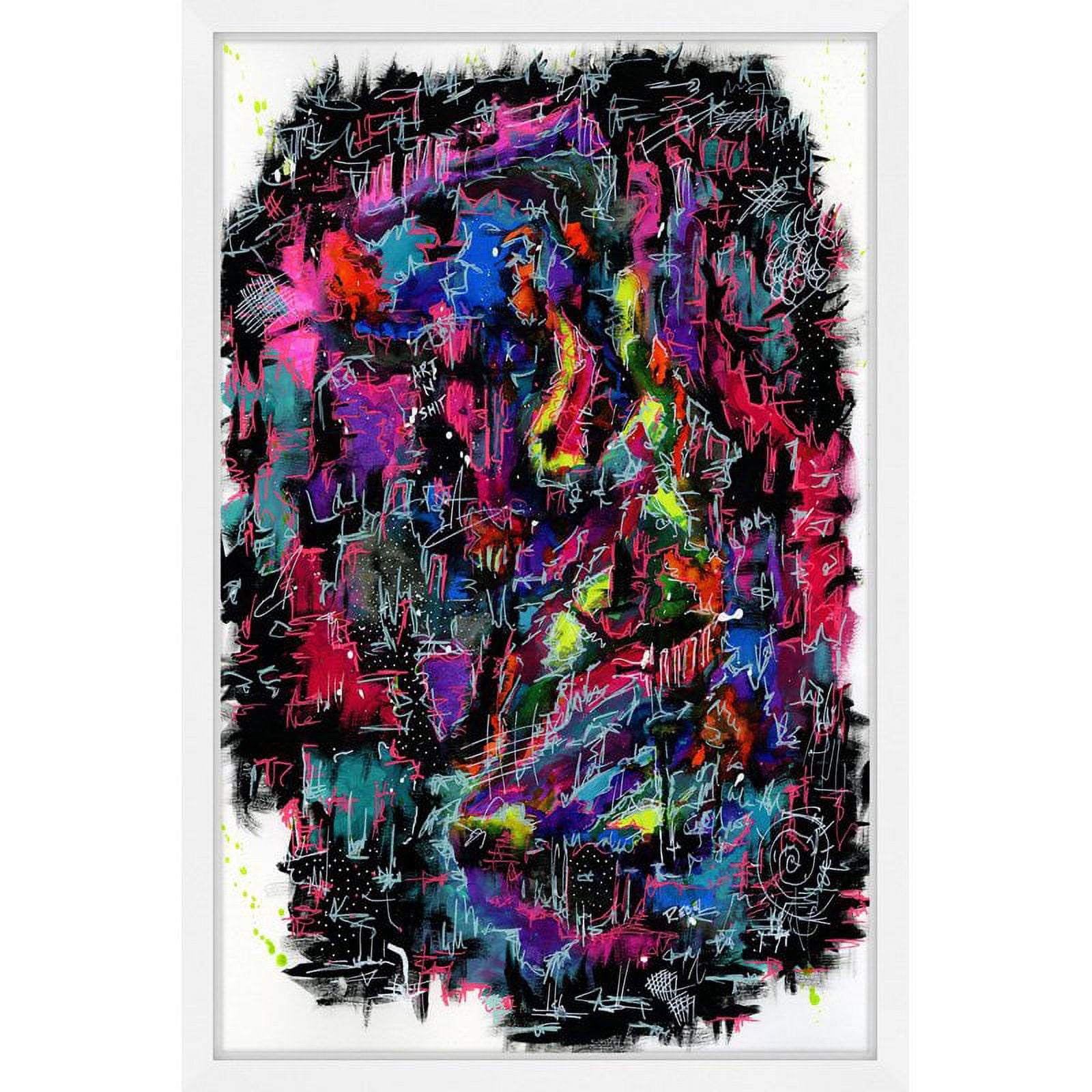 "Freaked" Framed Painting Print