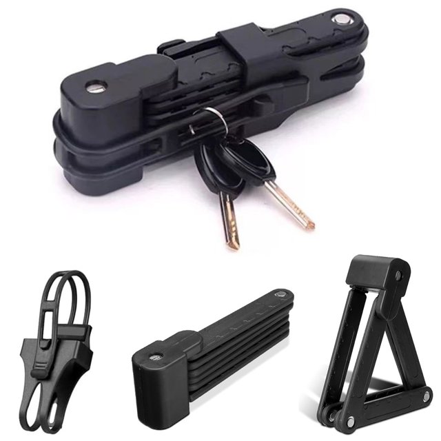 Freaki Folding Bike Lock, Heavy Duty Anti Theft Bicycle Lock Bicycle Security Chain Lock