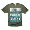 thumbnail image 1 of Freakin' Awesome Doctor Shirt Funny Doctor Gifts Humorous Joke Tee Shirt Doctor Birthday Gift Tee (XX-Large Military Green), 1 of 6