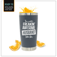 thumbnail image 1 of Freakin' Awesome Husband 20 oz Tumbler Gray, 1 of 6