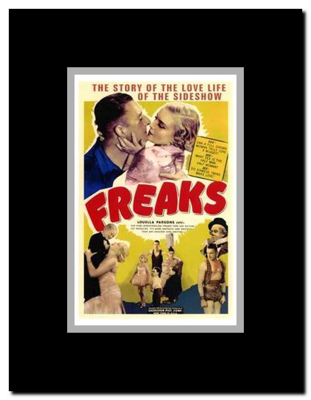 Freaks Framed Movie Poster