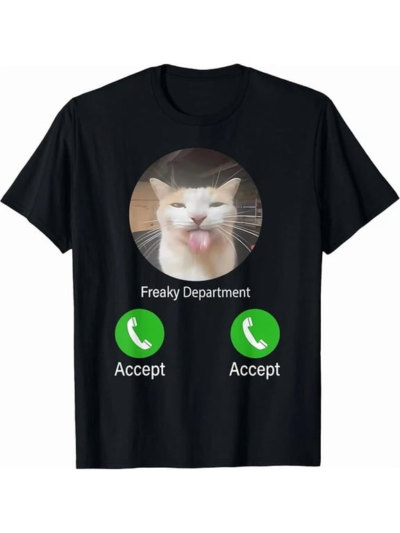 Freaky Department Cat Full Men Women Gift Celebration Style With Classic Appeal T-Shirt, Size S-5XL