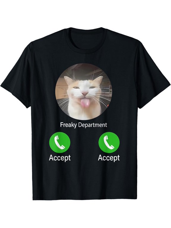 Freaky Department Cat Men Women T-Shirt