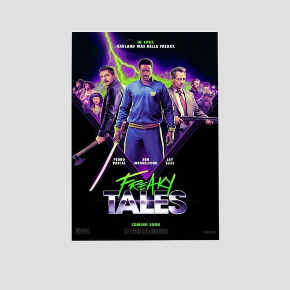Freaky Tales Comedy Movie Poster, Pedro Pascal Poster Retro Style - Size 24''x36'' - Postora