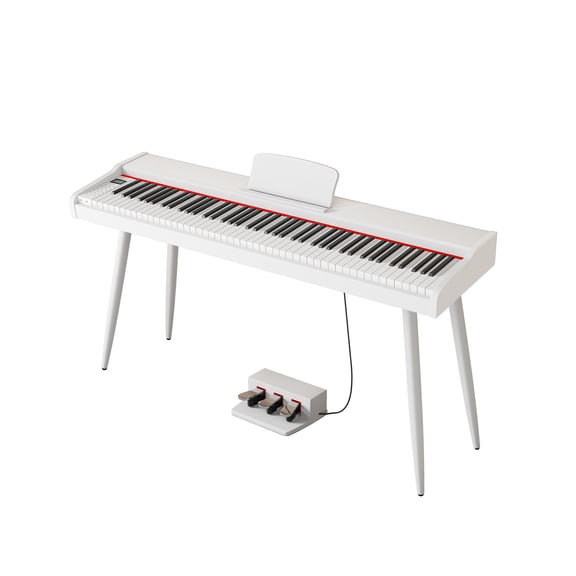 Freaswind 88-Key Heavy Hammer Beginner Electric Piano Home Desk Electronic Piano for Beginners/Intermediates/Seniors/Specialist