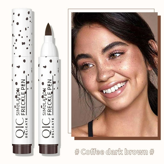 Freckle Pen, Natural Lifelike Freckle Makeup Pen, Natural Coloring, And Non-stretching Freckles Pen 3ml