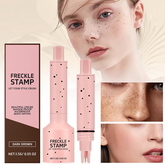 Freckle Stamp Pen - Natural Looking Freckles, Easy-to-Use Makeup, Long Lasting Beauty, Sun-Kissed Freckles, Portable 10ml Freckle Marker, Compact & Travel-Friendly, Beginners Pros Makeup Organizers